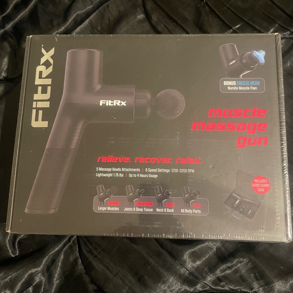 Fitrx muscle massage gun